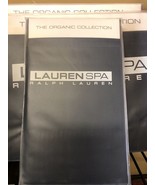 New Ralph Lauren Spa Organic King Pillowcases 400 TC Indigo Blue - $34.65