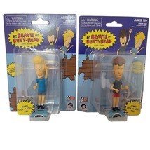 MTV Beavis And Butt Head Action Figure Diorama Card 3.75&quot; Tall New SEALED Lot 2 - £25.72 GBP