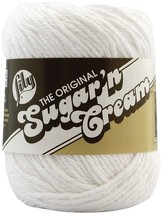 Lily Sugar&#39;n Cream Yarn   Solids White. - £15.65 GBP