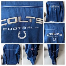 Reebok NFL Lucky Team Colts Mens XL Heavy Sweatshirt Jacket Lined Fleece... - $39.77