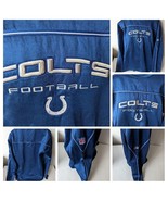 Reebok NFL Lucky Team Colts Mens XL Heavy Sweatshirt Jacket Lined Fleece... - £31.45 GBP