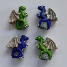 Peruvian Ceramic Winged Dragon Pendant Focal Bead (ONE) Hand Painted Pic... - $3.00