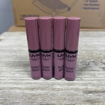 4 Pack~NYX PROFESSIONAL MAKEUP Butter Lip Gloss Marshmallow BLG43 New - $22.06 CAD