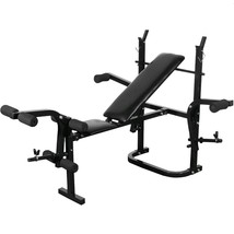 vidaXL Weight Bench Black - $4,950.78 MXN