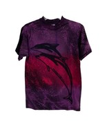 Hanes Beefy-T Mens Tee Shirt Size Medium Single Stitch VTG Dolphins Tie ... - £61.93 GBP