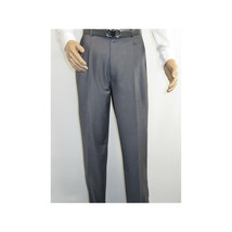 Men Apollo King Banded Collarless suit Mandarin 5 Hidden Button Pastor AG53 Gray image 9