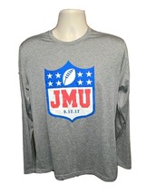 2017 JMU James Madison University Football Adult Medium Gray Long Sleeve Jersey - £11.70 GBP