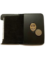 Police Officer Mini Pin Gold Thin Blue Line  Wallet&quot;1 INCH&quot; - $19.80
