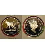 1996 Canada Frosted Silver Little Wild Ones Moose Calf  Half Dollar Proof - $17.99