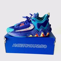 Nike Giannis Immortality 2 Shoes Blue DQ1943-400 Boys Size 7Y with Box - £28.90 GBP