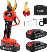 Takuoo Cordless Electric Pruning Shears, Professional Brushless, And 3 W... - $129.99