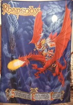 RHAPSODY Symphony of Enchanted Lands FLAG CLOTH POSTER BANNER CD Power M... - £15.99 GBP