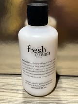 Philosophy Fresh Cream Shampoo Shower Gel &amp; Bubble Bath 6oz Ea - £11.95 GBP