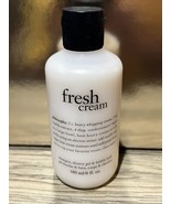 Philosophy Fresh Cream Shampoo Shower Gel &amp; Bubble Bath 6oz Ea - £11.79 GBP