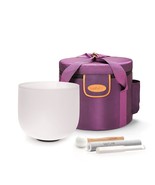 F Note Crystal Singing Bowl Heart Chakra 10 Inch With Heavy Duty Carryin... - £154.01 GBP