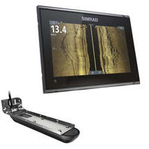 Simrad GO9 XSE Chartplotter/Fishfinder w/Active Imaging 3-in-1 Transom Mount Tra - £798.55 GBP