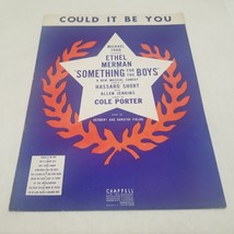 Could It Be You from Something for the Boys by Cole Porter 1909 Sheet Music - £3.72 GBP