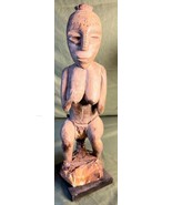 Old Vintage African Zimba Tribe Tribal Art Wood Carving Statue Maternity... - $174.07 CAD