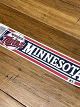 Vintage Minnesota Twins Bumper Sticker Official MLB Baseball 1990’s USA ... - $5.94
