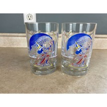 Disney World Remember The Magic Set Of 2 Mickey Mouse Epcot 16oz. Glass ... - $9.89