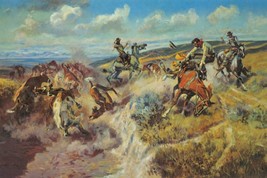 Tight Dally and a Loose Latigo by Charles M Russell Giclee Art Print Ships Free - £31.17 GBP+