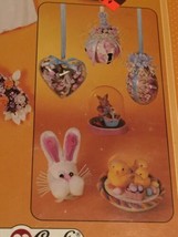 Spring & Easter easy to make Projects. Needle Crafts and Easter Bunny Heads. - $16.72