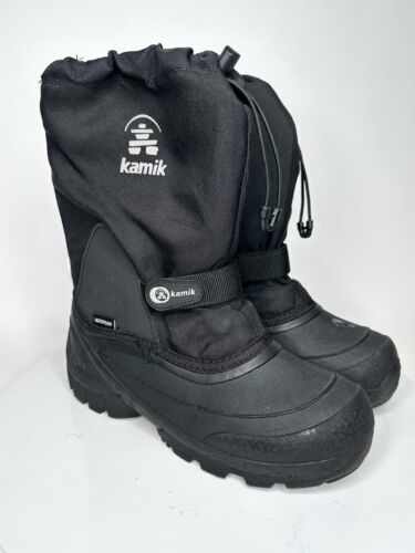 Kamik Waterproof Boots Size 5 Black  - $23.71
