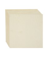 12X12 Wood Panels, Unfinished 3Mm Birch Plywood Sheets (8 Pack) - £32.50 GBP