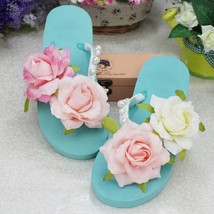 Women Slippers Shoe Female Casual Flower Outdoor High Quality Handmade - $18.30