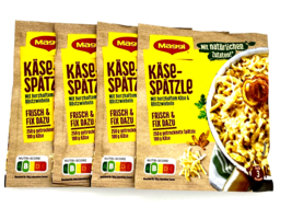 Maggi Kase Spatzle seasoning 4ct./12 servings Made in Germany FREE SHIP  - £11.00 GBP