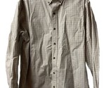Red Head Brand Co Mens Large Tan and White Plaid Button Down Heavy Work ... - £12.44 GBP