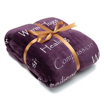 Healing Warm Hugs Gift Throw Blanket - Sympathy Gift Breast Cancer Chemo Survivo - £54.52 GBP
