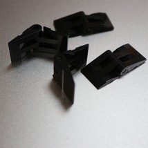 4 x pequeño en miniatura Micro Bisagra,16mm x39mm plástico acrílico Negro - £17.12 GBP