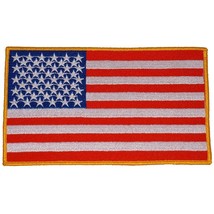 American Flag Patch 4 1/8&quot; x 6 3/4&quot; - £9.94 GBP