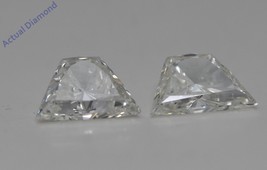 A Pair of Trapezoid Brilliant Loose Diamonds (1.4 Ct,J Color,VS2-SI1 Clarity) - £2,551.08 GBP