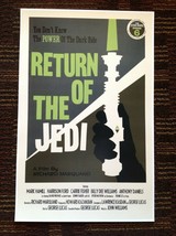 Star Wars Return of the Jedi Mark Hamill Carrie Fisher Han Solo Poster 1... - $361.42 MXN