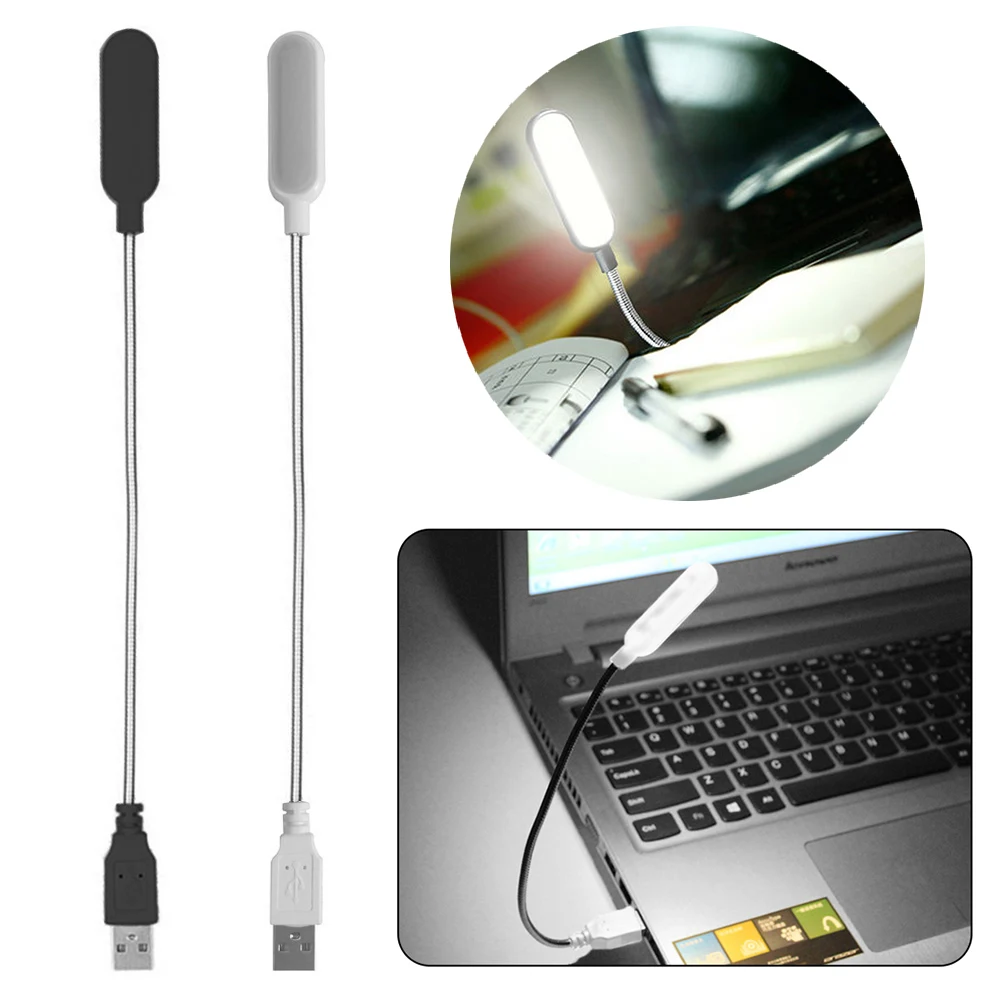 USB LED Reading Lamp Portable Flexible USB Eye Protection Mini Night Light For - £5.93 GBP