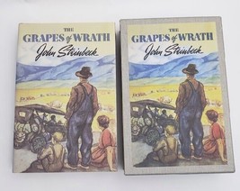 The Grapes of Wrath John Steinbeck Book First Edition Library FEL Slipcase - £102.46 GBP