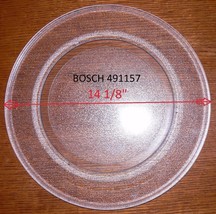 14 1/8 &quot; Bosch Turntable Plate / Tray 491157 Brand New! 9 1/4&quot; Roller Required! - £94.40 GBP