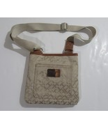 Tommy Hilfiger Crossbody Bag Xbody Handbag TH Logo Beige NWT NEW - €25,68 EUR