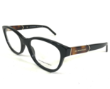 Burberry Eyeglasses Frames B 2151 3001 Black Tortoise Round Cat Eye 52-1... - $140.03