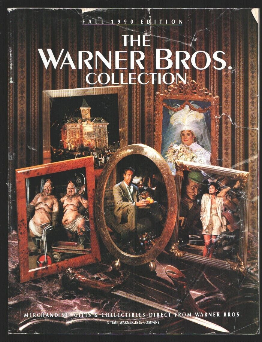 Warner Bros. Collection Catalog 1990-Loaded with comic book related merch.-Bu... - $30.07