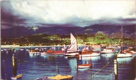 Santa Barbara Harbor Postcard - £7.98 GBP