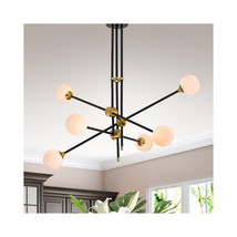 Warehouse of Tiffany HM161-6 6 Light Emillo Brass with Bulb Chandelier -... - €166,70 EUR