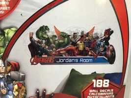 RoomMates Avengers Assemble Personalization Headboard Peel and Stick Wall Decals - £23.73 GBP