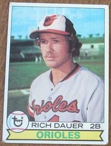 Rich Dauer, Orioles,  1979 #666  Topps  Baseball Card GDC - GREAT CARD - £2.32 GBP