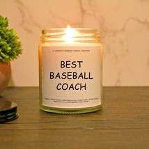 Best Baseball Coach Candle |Baseball Coach Gift Ideas |Best Baseball Coach Gift - £15.71 GBP