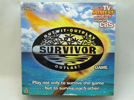Survivor 2000 Board Game Outwit Outplay Outlast Mattel Complete Excellen... - $20.98