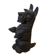 Scottie Dog Cast Iron XL Door Stop Doorstop Figure Figurine Sitting Terr... - $1,553.14 MXN