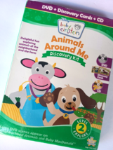 Disney Baby Einstein Animals Around Me Discovery Kit DVD CD Cards Fun for Kids - £13.93 GBP